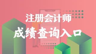 2022年注会考试成绩查询入口开通了吗？