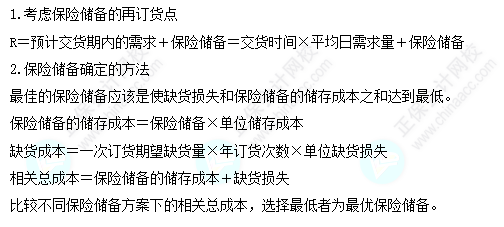 每天一个财务管理必看知识点&练习题——再订货点