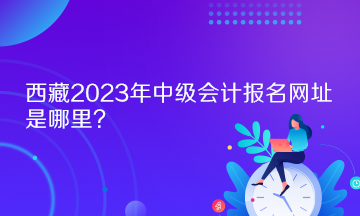 西藏2023年中级会计报名网址是哪里？