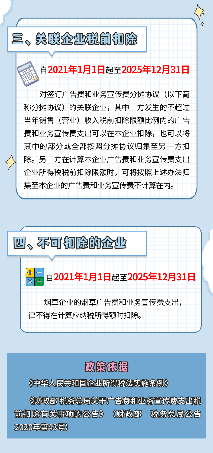 广告费和业务宣传费支出税前扣除