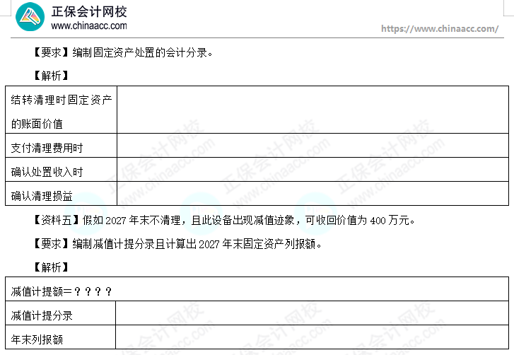 【题目下载】高志谦《初级会计实务》母题——非现金资产专题