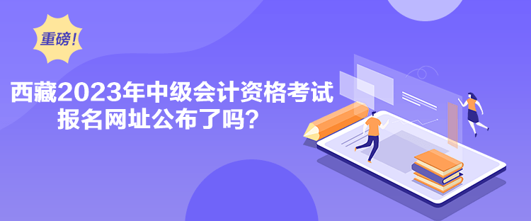 西藏2023年中级会计资格考试报名网址公布了吗？