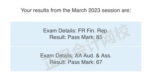 2023年3月ACCA成绩公布 网校学员捷报频传！