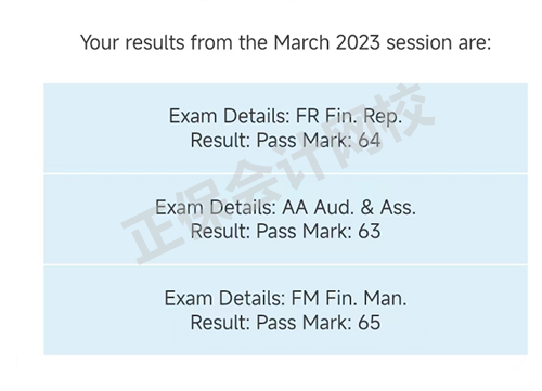 2023年3月ACCA成绩公布 网校学员捷报频传！