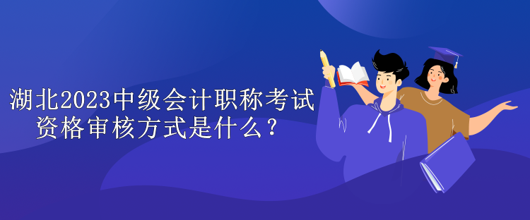 湖北2023中级会计职称考试资格审核方式是什么？