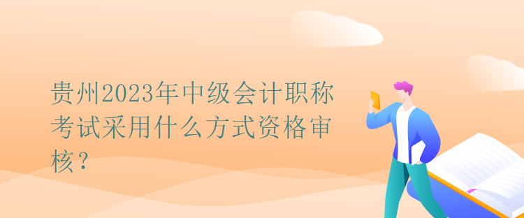 贵州2023年中级会计职称考试采用什么方式资格审核？