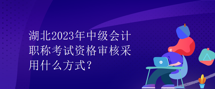 湖北2023年中级会计职称考试资格审核采用什么方式？