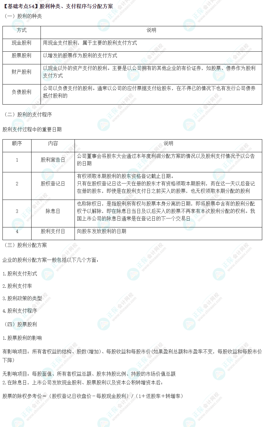 2023年注会《财管》基础阶段必学知识点