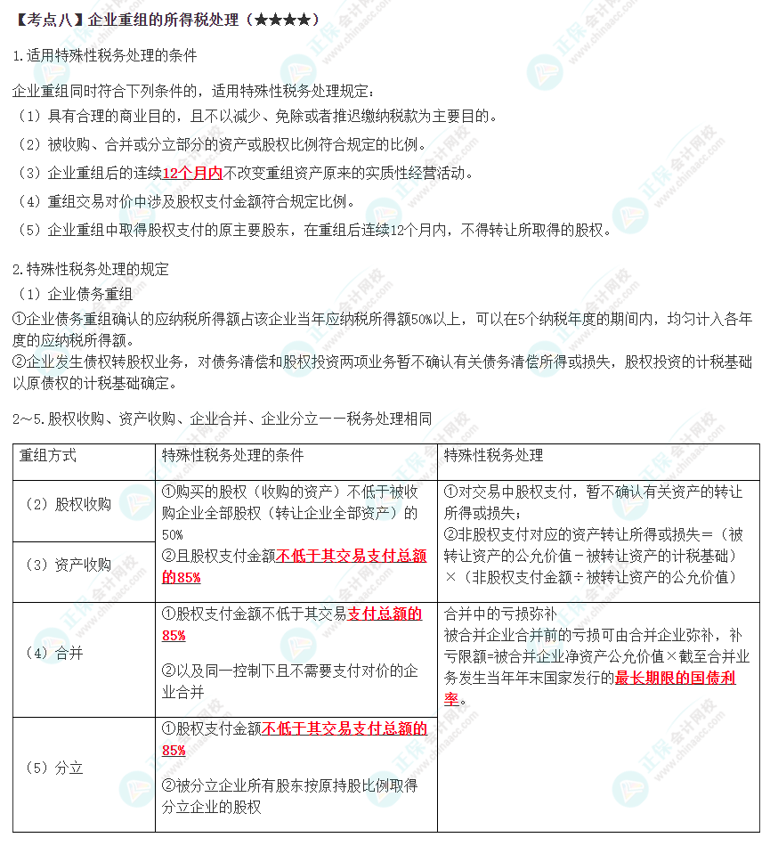 2023年注会《税法》高频考点