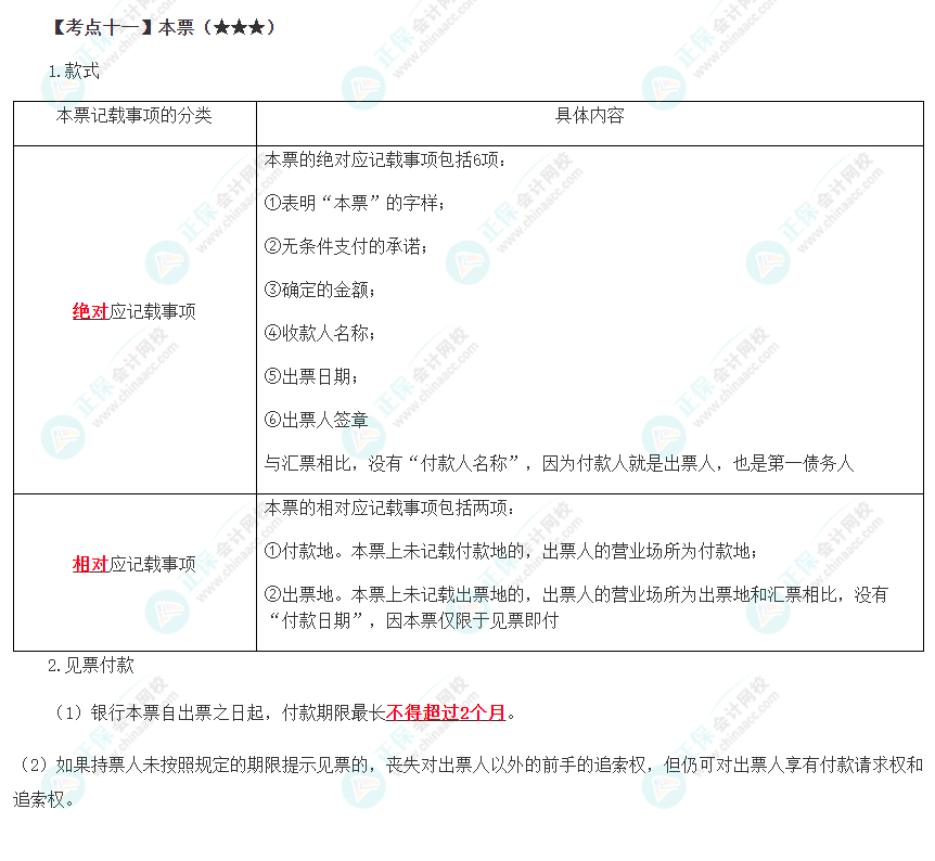 2023年注会《经济法》第9章高频考点11