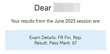 2023年6月ACCA成绩公布 网校学员捷报频传！