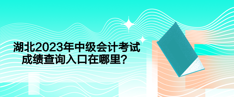 湖北2023年中级会计考试成绩查询入口在哪里？