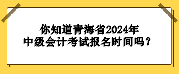 青海报名时间