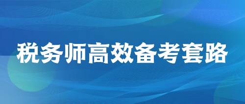 税务师高效备考套路