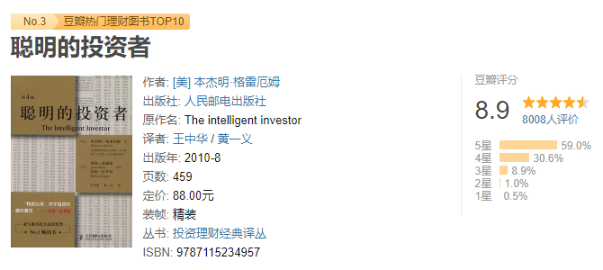 CFA入行必看！豆瓣均分8.0+的金融书！