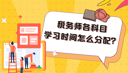 2024年税务师各科目学习时间怎么分配比好好？