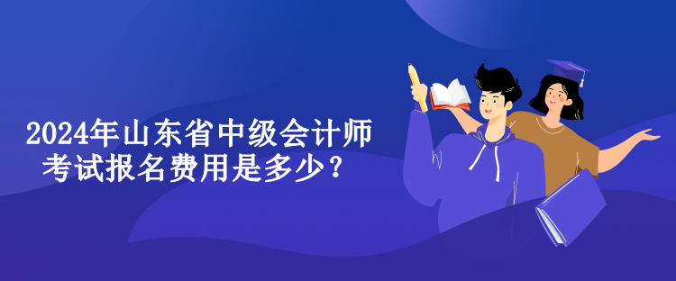 2024年山东省中级会计师考试报名费用是多少？