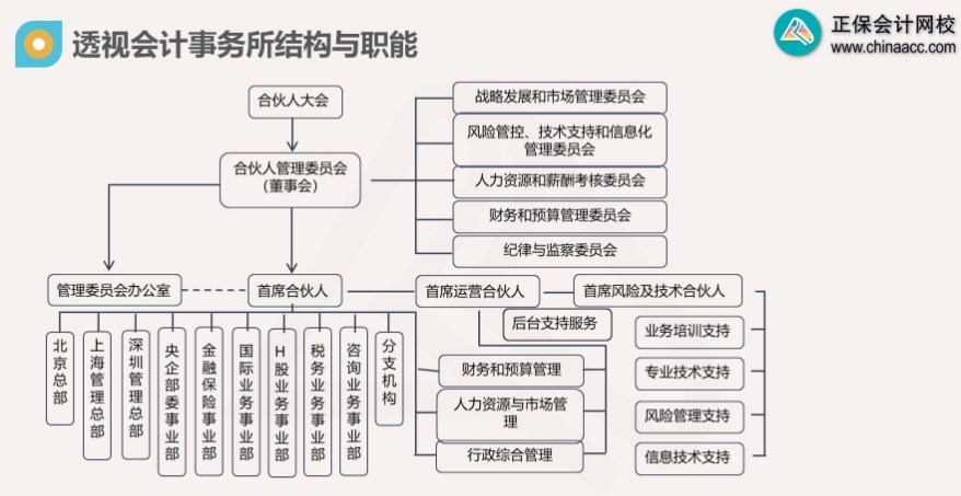 会计事务所结构与职能示例