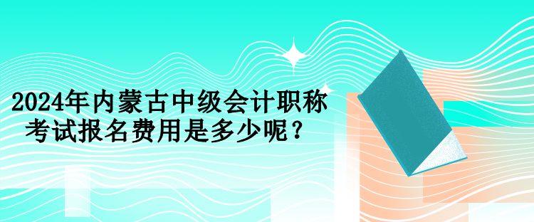 2024年内蒙古中级会计职称考试报名费用是多少呢？