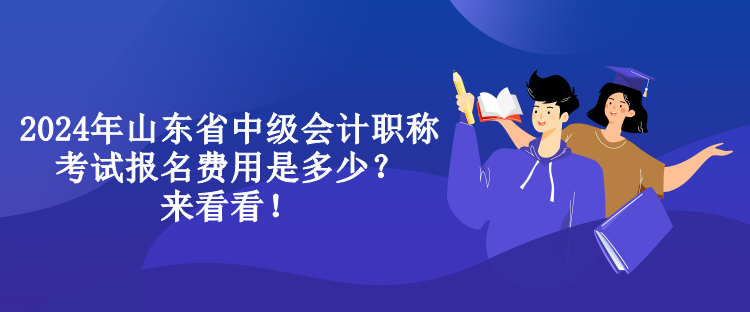 2024年山东省中级会计职称考试报名费用是多少？来看看！