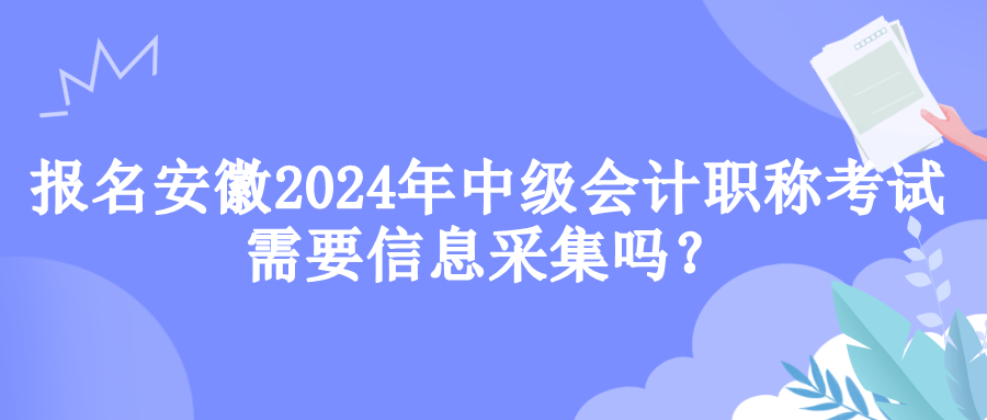 安徽中级会计信息采集