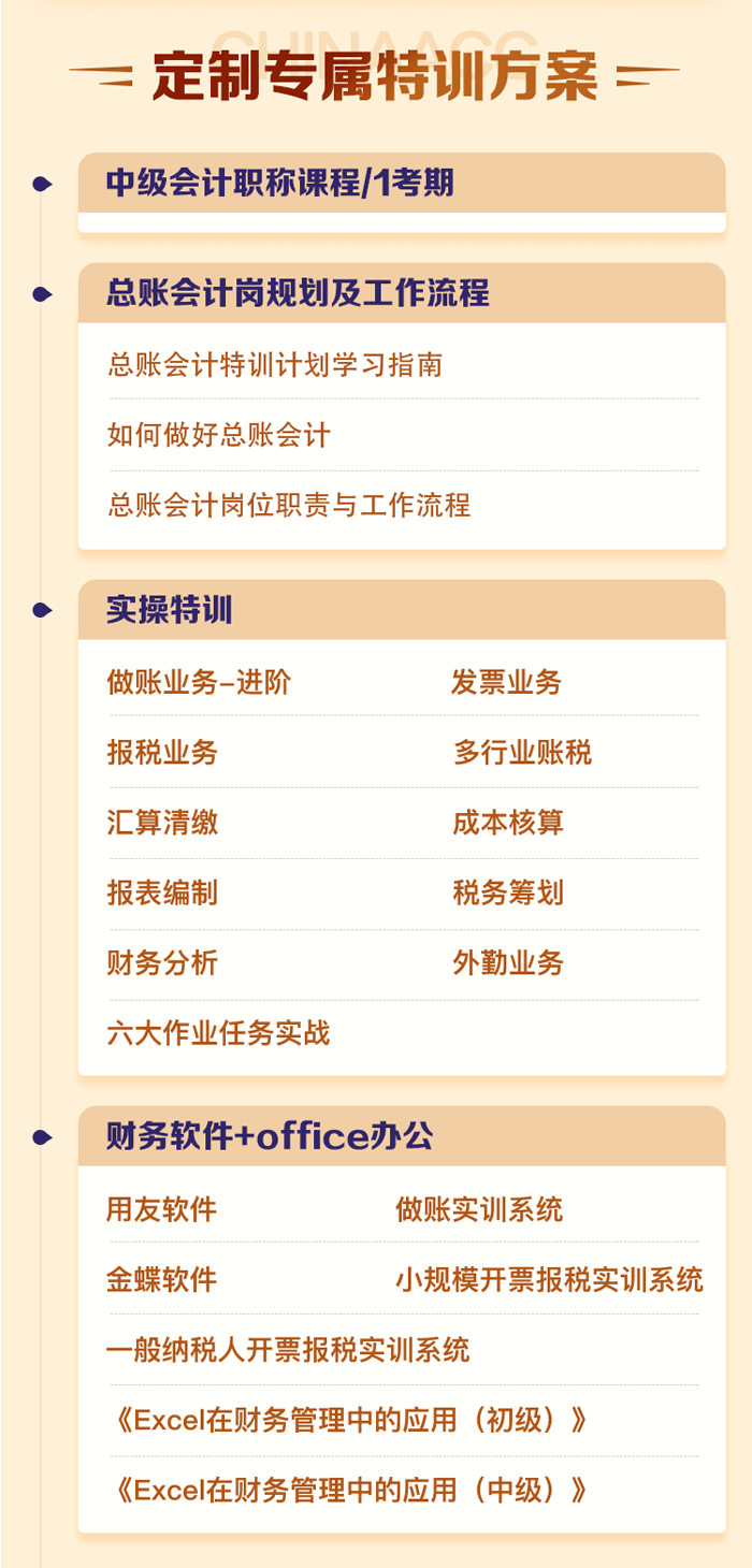 总账会计特训计划