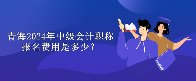 青海2024年中级会计职称报名费用是多少？