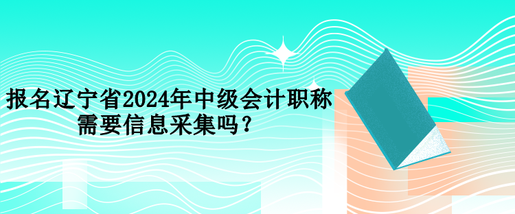 报名辽宁省2024年中级会计职称需要信息采集吗？