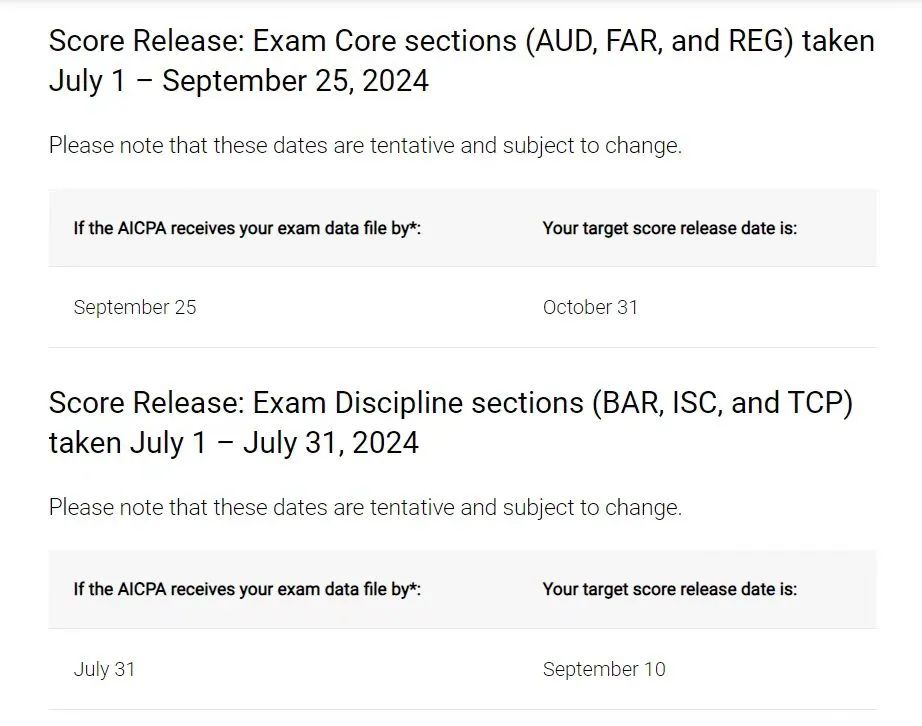 2024年下半年美国CPA考试时间表大解析！