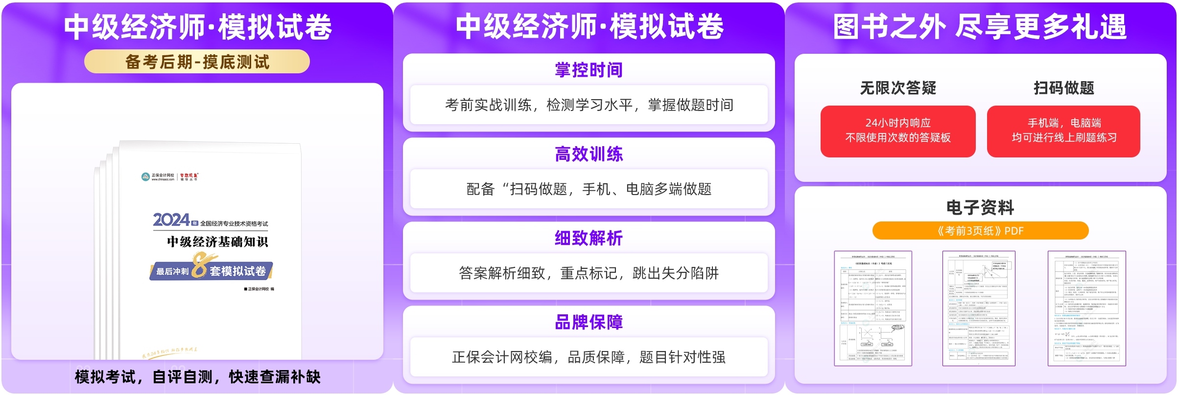 2024中级经济基础《最后冲刺8套卷》免费试读