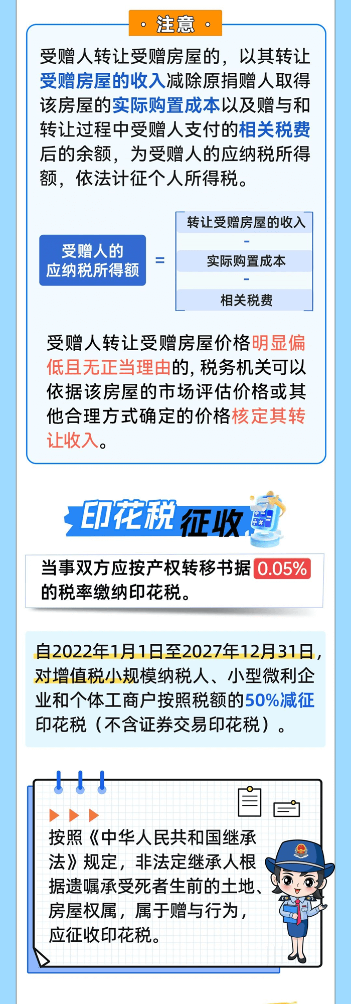 不动产赠与需要缴税吗？