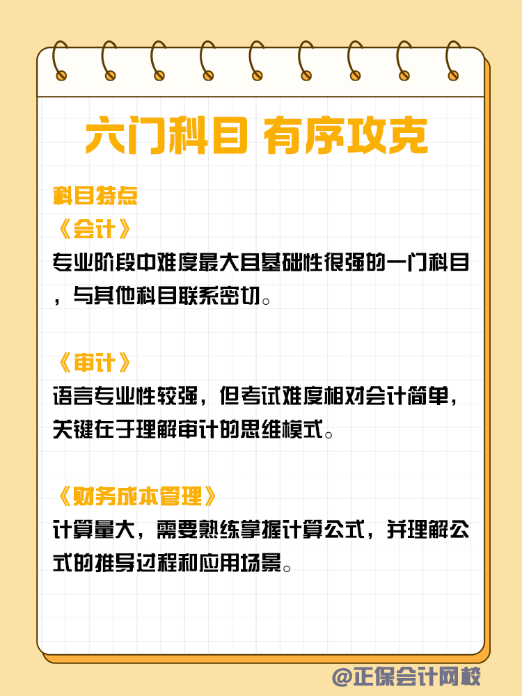 挑战CPA两年过六科的最佳攻略！